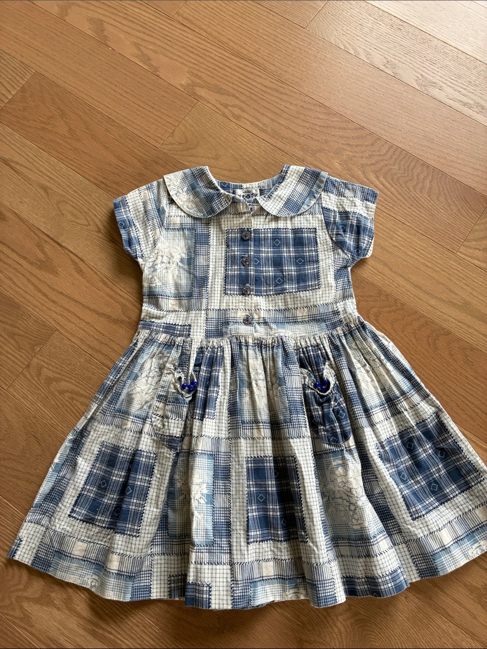 Robe Deux par Deux vintage – 4 ans – 100 % coton ✨
